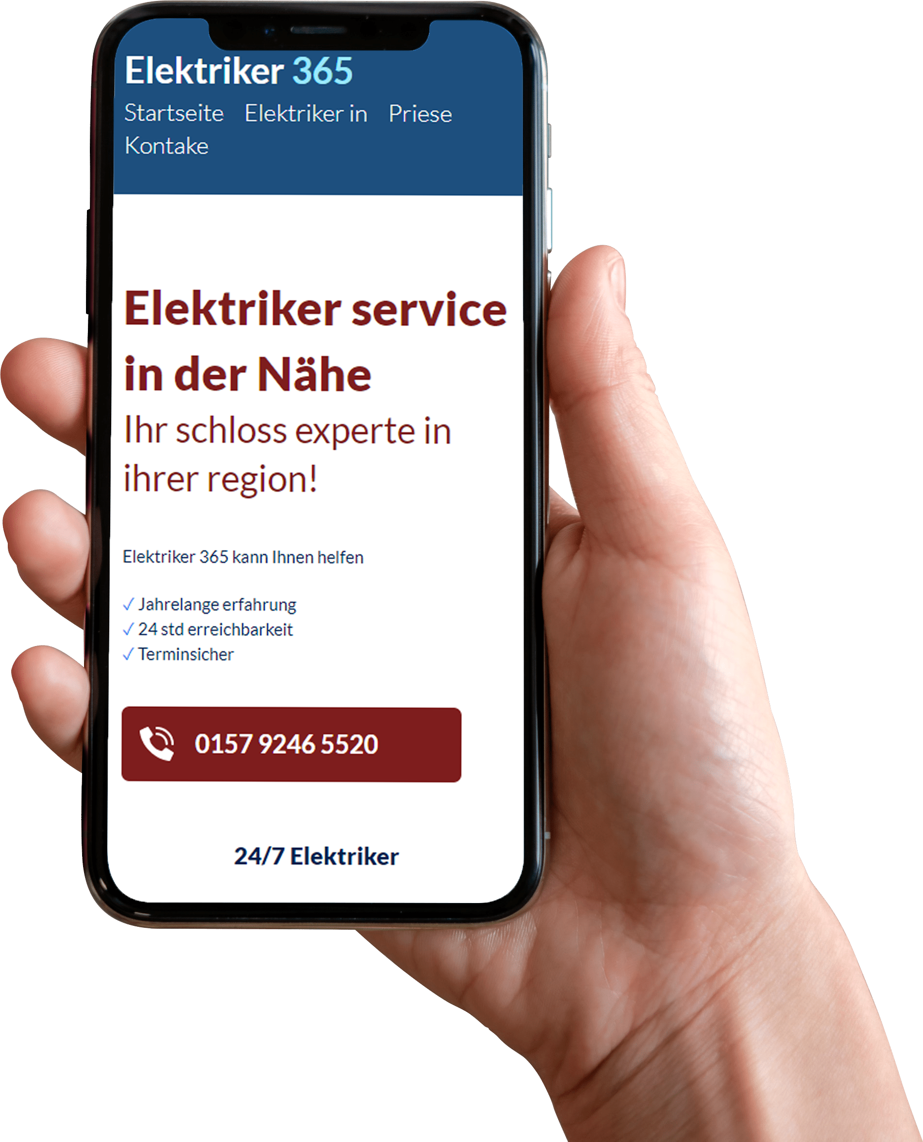 Elektriker Horstmar Alst, Website